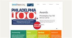 Desktop Screenshot of headstreaminc.com